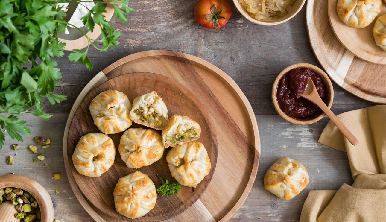Saquitos de queso de cabra, versátiles para cualquier ocasión